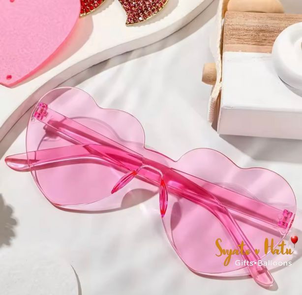 Окуляри для Дівич-Вечору / Bride Party серця рожеві шт 29011583 фото