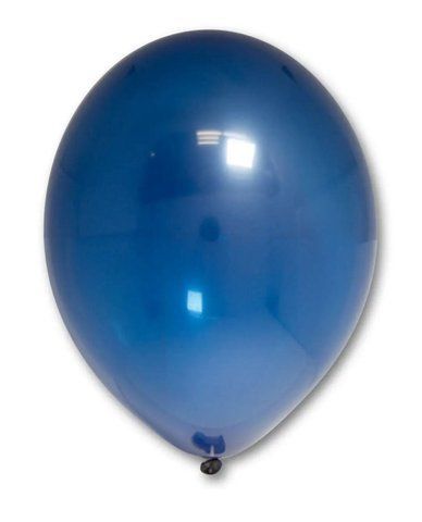 Шарик латексный синий кристалл с гелием 30см BelBal 433233443 фото