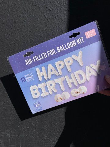 Надпись фольгированная HAPPY BIRTHDAY белая с сердцами 38см 4543534346346 фото