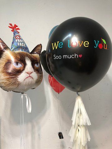 Набір кульок з гелієм  для чоловіка We love you ! 33365565 фото
