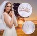 Фата з обручем BRIDE рожеве золото для дівич вечору 345345345345 фото 2