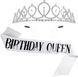Набір Корона + Стрічка Birthday Queen для день народження 29015290 фото 1