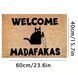 Коврик интерьерный WELCOME MADAFAKAS 435433345 фото 1
