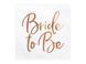Серветки для дівич-вечору BRIDE TO BE Partydeco 20шт 5902230720466 фото 1